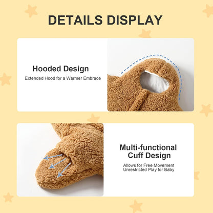 Cozy Infant Fleece Romper